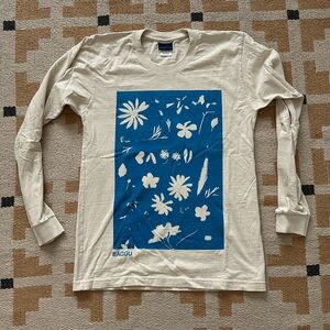Baggu sun print long sleeve tee